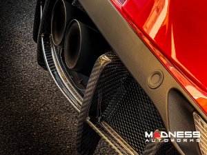 Alfa Romeo 4C Rear Diffuser Flap Deflector - Carbon Fiber - Gloss